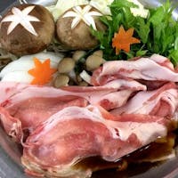 仙郷 【グループプラン】「上州豚すきやき」150g付大鍋プラン~ハイクラス宿が4名様10,000円(税別)
