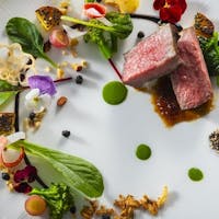 オーベルジュ土佐山 【お食事を楽しみにしている方におすすめ】最高級A5ランク!土佐黒毛和牛わら焼きステーキプラン