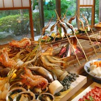 湯坂温泉郷 賀茂川荘 ワンちゃんと一緒にお泊り&ポイントアップ!ご夕食は山の幸、海の幸を味わう<囲炉裏会席>