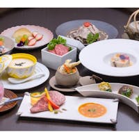 いやしの里松苑 離れ 【離れ】1日5組限定 お箸で頂く和フレンチ懐石 鹿児島黒牛A5ランクのステーキを味わうプラン