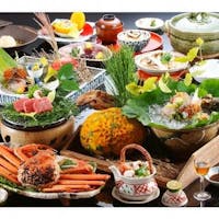 城崎円山川温泉 銀花 秋の最上級会席【牡丹(ぼたん)】<松茸&A5等級但馬牛ヒレ>さらに、茹で蟹1品付
