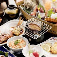 西伊豆小土肥温泉 茜色の海 あるじ栖 【平日割】~豪華海鮮会席料理~伊勢海老・アワビ・金目鯛・舟盛~海一望の露天風呂付客室
