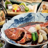 伊豆河津温泉郷 海遊亭 【ご夕食アップグレード!】贅沢にまるまる一尾~海遊亭自慢のタレで煮上げた「金目鯛姿煮」付