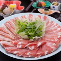 SHIROYAMA HOTEL kagoshima(城山ホテル鹿児島) 【鹿児島県の食】水簾 調理長お勧め 「黒豚しゃぶしゃぶ」