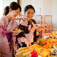 琴平グランドホテル 桜の抄 【夏季バイキング-初音プレミアム】<和洋中約30種類のお料理>初音プレミアム専用「追加の一品」も
