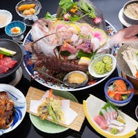 鳴門潮崎温泉 ベイリゾートホテル鳴門海月 伊勢海老・あわび・鳴門鯛・阿波牛・阿波尾鶏会席【お部屋食】