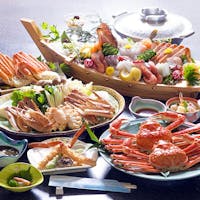 海舟 【冬の人気No.1】一人にカニ3杯! 豪華舟盛付きカニフルコース 夕食・朝食ともにお部屋食