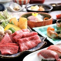 奥飛騨温泉郷 寛ぎの舎 游 【早割55】最大9%OFF!飛騨牛しゃぶ&焼肉を一緒に楽しめる!オリジナル「游山鍋」【現金決済】