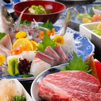 別府明礬温泉 岡本屋旅館 【希少部位×厳選素材】極上豊後牛ヒレ肉を岩塩プレートで贅沢に舌鼓ステーキプラン