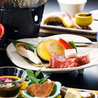 輪島温泉 八汐 【早得28〇1000円off】28日前までのご予約でお得!「国産牛の一口ステーキ」付会席プラン