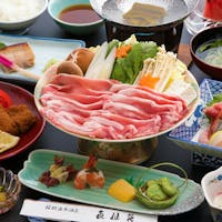 箱根湯本温泉 喜仙荘 【グルメ会席】山海の幸 満喫!しゃぶしゃぶ×ブランド豚とんかつ×お刺身<朝・夕食ともお部屋食!>