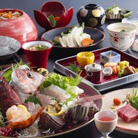 淡路インターナショナルホテル ザ・サンプラザ 【10日間タイムセール ポイント最大11倍】アーリーin伊勢海老・栄螺・淡路牛-お部屋食海幸三昧会席