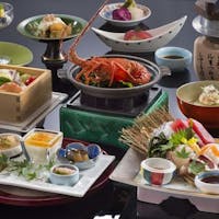 鳥羽グランドホテル 【お部屋食スタンダード】迷ったらこれで決定!「彩り会席」<伊勢海老陶板焼き付会席>