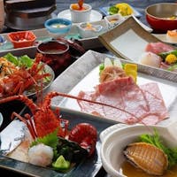 鳥羽グランドホテル 【お部屋食プレミアム】伊勢海老+鮑+松阪肉の贅沢味覚三昧・伊勢志摩の名物をご堪能