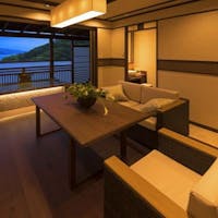 海のはな 【基本プラン】<本館>海一望の露天風呂付客室・月替わりの旬の会席料理をお部屋食でどうぞ