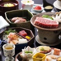 さぎの湯荘 溢れる肉汁! 【厳選】しまね和牛会席