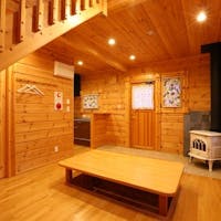 プライベートリゾートパインツリー ログコテージA<60平米/寝室1部屋/専用露天風呂・内風呂付/2~5名定員>