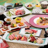 ホテルアンビア松風閣 【まぐろ膳】なんと!「鮪5種類のお刺身を食べ比べ」できる鮪づくしコース!