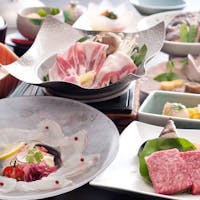 道後温泉 花ゆづき 【記念日】特典あり※媛三味※瀬戸内鯛・伊予牛「絹の味」・甘とろ豚