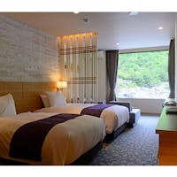 Mt.Resort 雲仙九州ホテル テラスプレミアツイン(5階最上階 半露天風呂+テラス付和洋室)