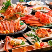 客室露天風呂の宿 奥伊根温泉 油屋別館 和亭 タグ付ブランド松葉蟹1匹+ずわい蟹1匹使用!活蟹会席 露天風呂付き客室