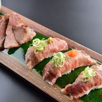 野沢グランドホテル 【グルメStyle】2種信州プレミアム牛 ダブル贅沢【ミニステーキ】【炙り握り】