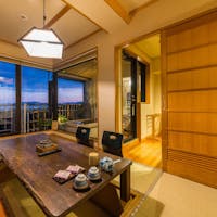 里湯昔話 雄山荘 【料亭でお食事】松茸土瓶蒸し&近江牛ステーキ&金目鯛朴葉焼きを楽しむ秋のグルメ会席