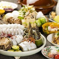 神戸みなと温泉 蓮 【個室でゆったり贅沢コース】天然明石鯛・海鮮しゃぶしゃぶプラン