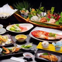 今井浜温泉旅館 心のどか 伊豆の食満喫!【地魚入り大舟盛・金目鯛姿煮&味噌焼き・金目しゃぶ】 貸切露天風呂付