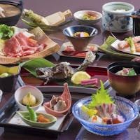 松阪わんわんパラダイス 森のホテルスメール 季節の食材をふんだんに使った懐石料理。当館スタンダードコース【スメール懐石】