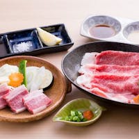 野津旅館 【若女将イチオシ和牛会席】しまね和牛陶板焼き×しまね和牛しゃぶしゃぶ