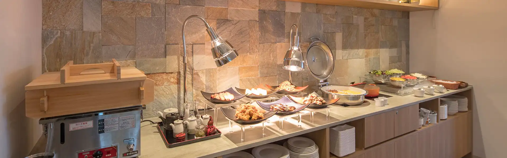 朝食ビュッフェ