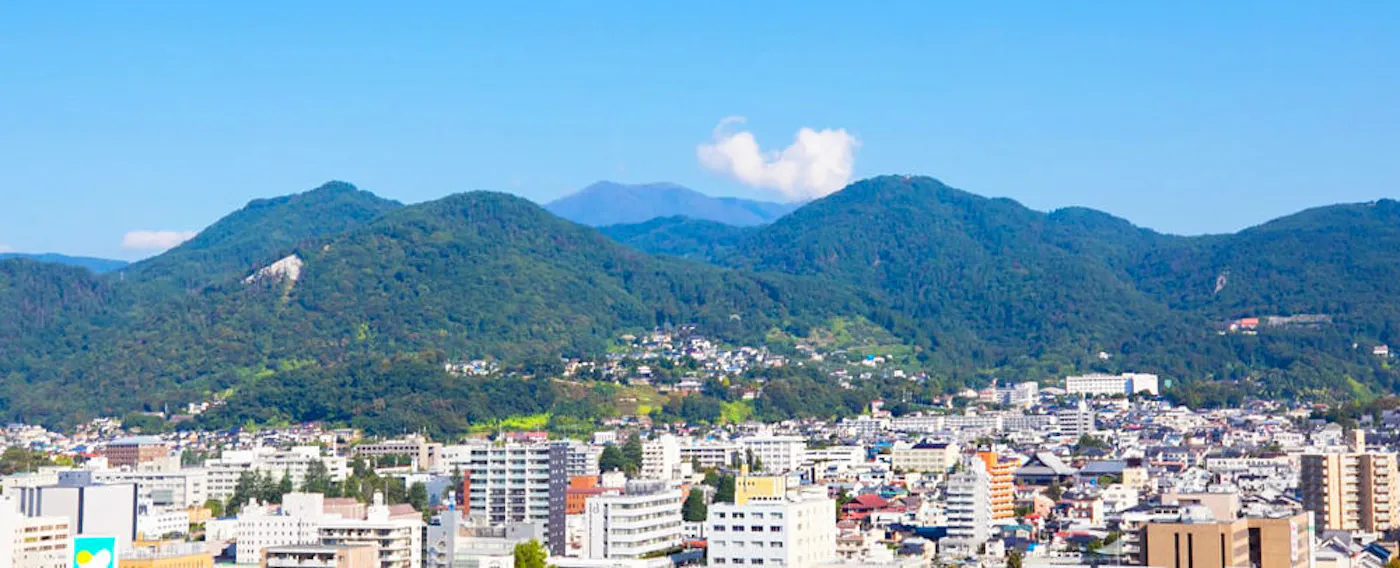 空気が澄んだ日は北アルプスが良く見えます