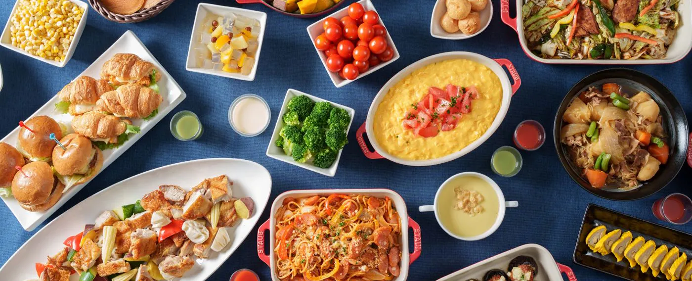 朝食バイキング