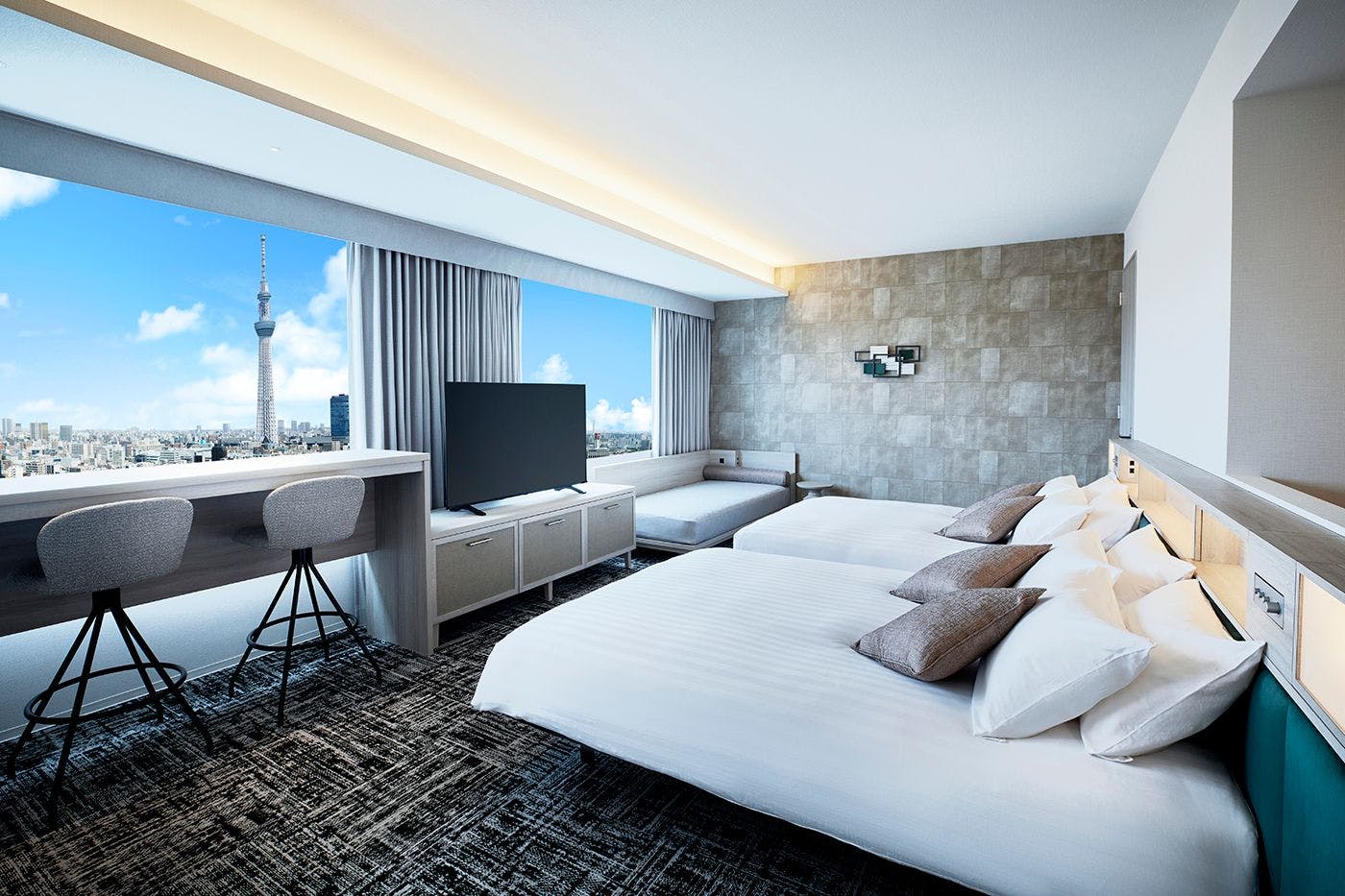 デラックスタワービューツイン（日中）