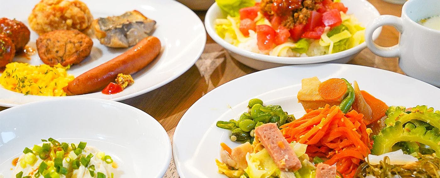 朝食バイキング