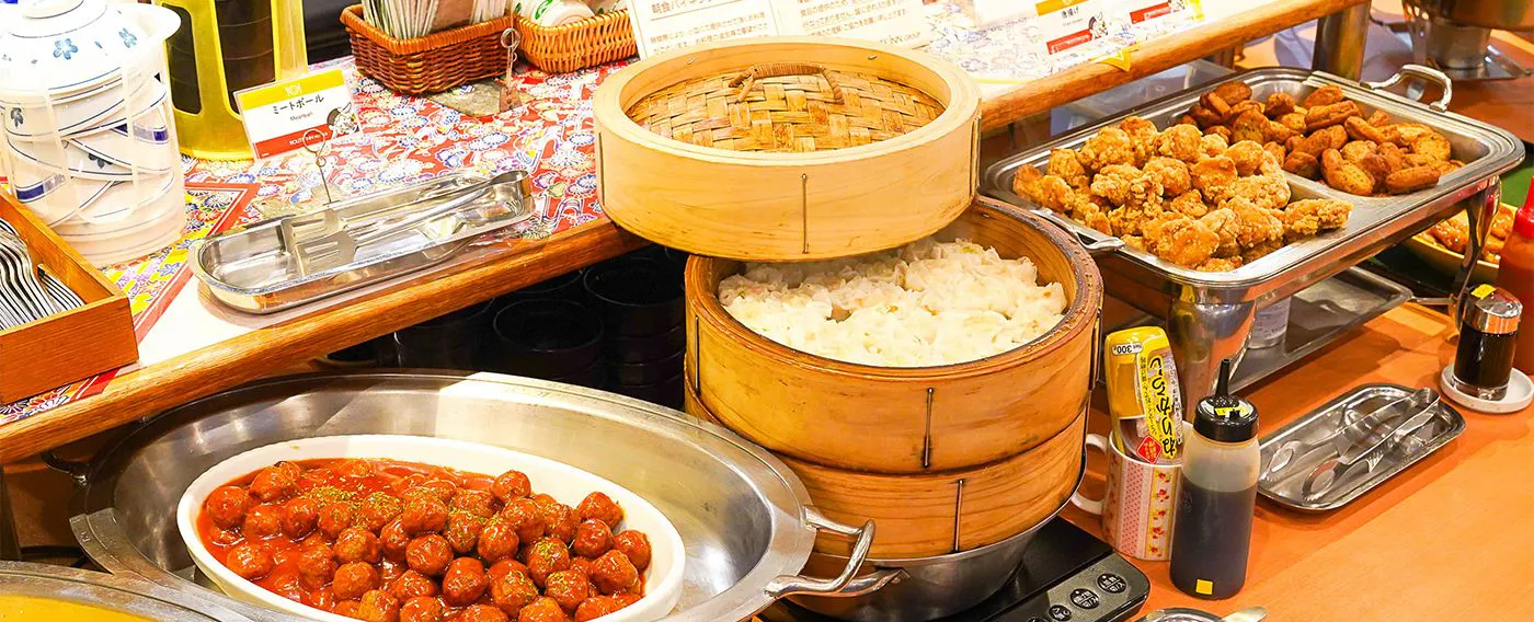 朝食バイキング