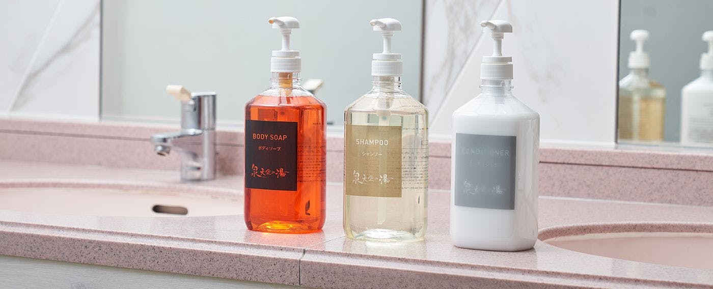 浴场内提供洗发用品等