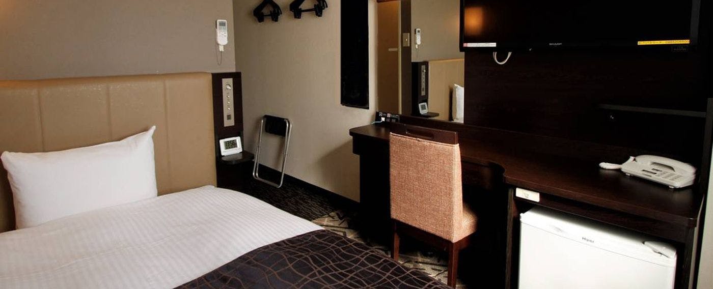 ห้องเดี่ยว・เตียงคู่ขนาดเล็ก