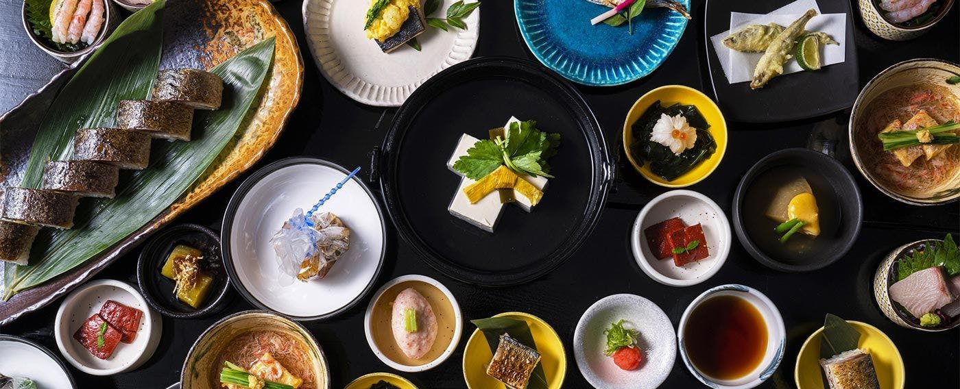 Sarapan bufet dengan pelbagai hidangan bertemakan Kyoto Kaiseki adalah tarikan utama di Kyoto Sanraku.