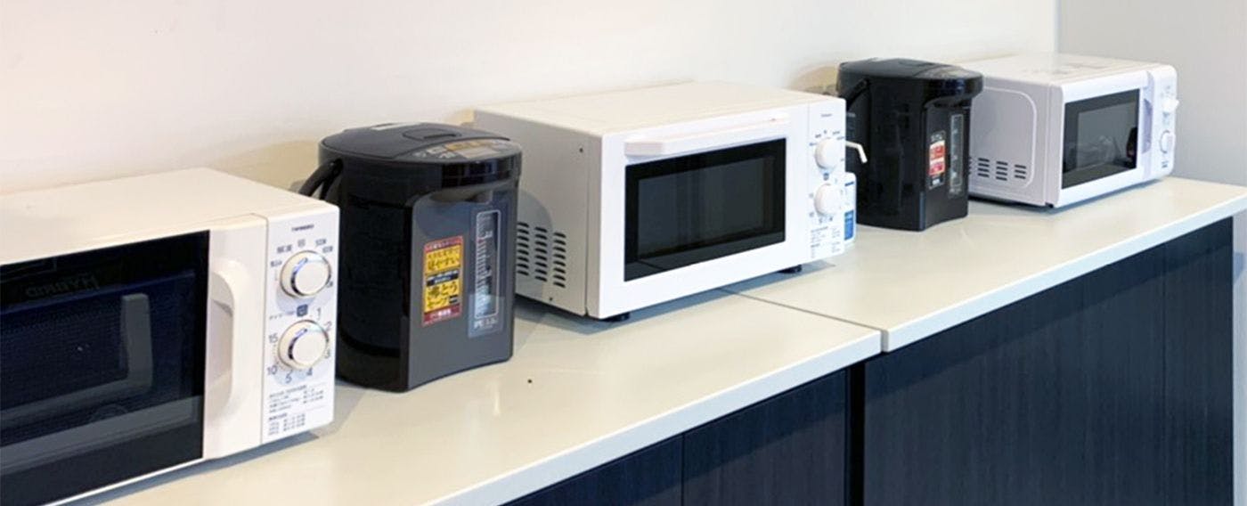 ไมโครเวฟและกาต้มน้ำ