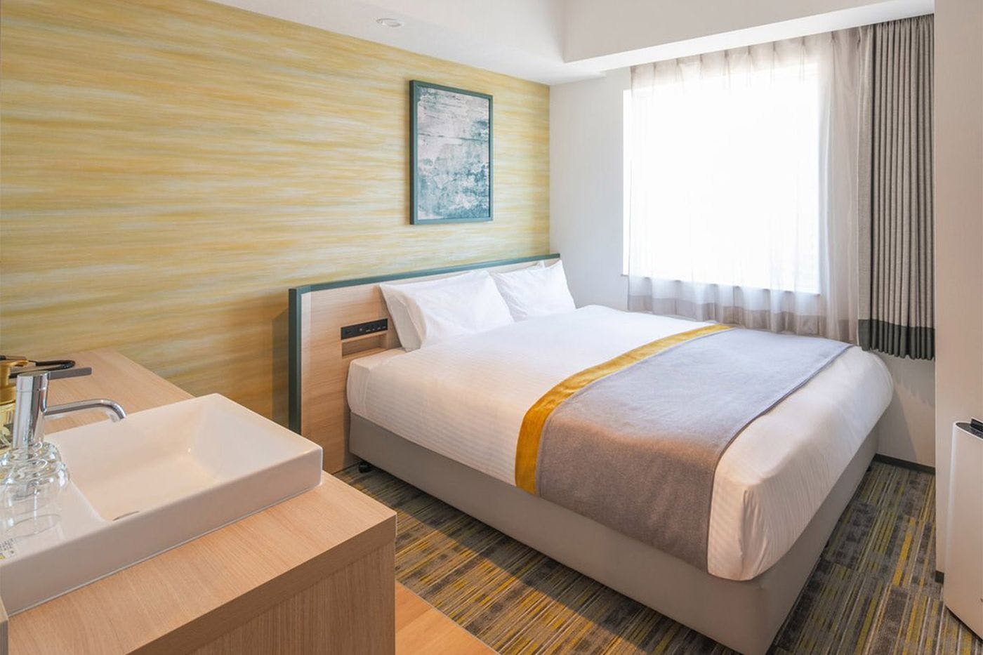 【禁菸】標準雙人房－僅淋浴（15平方公尺）