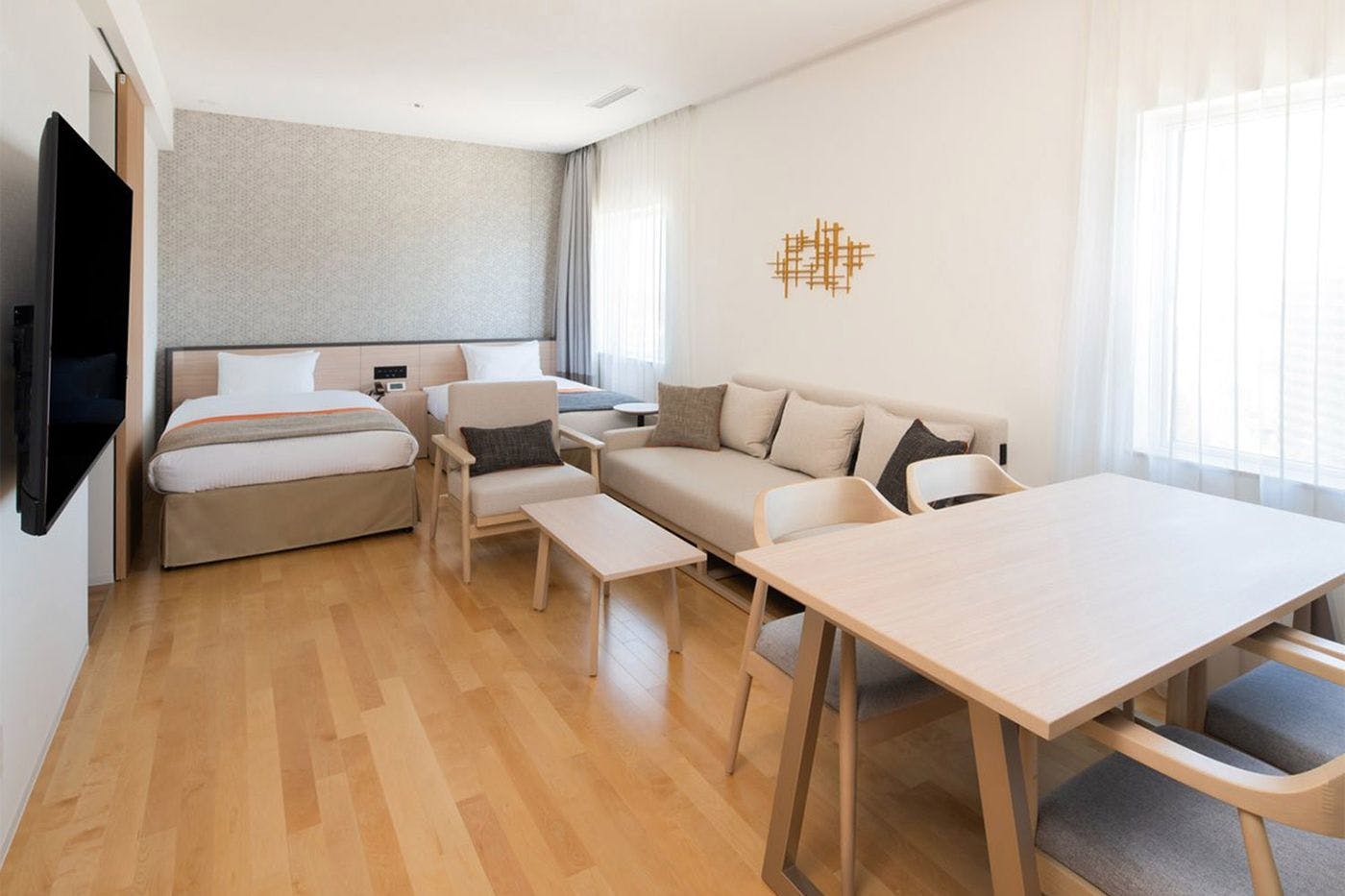 【禁菸】豪華雙床房（40平方公尺）