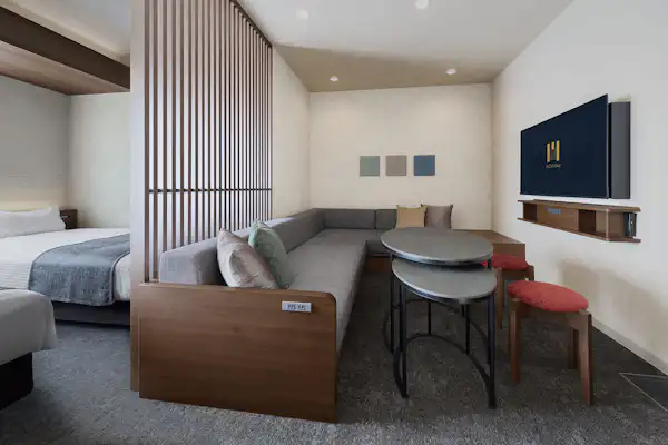 Sample guest room