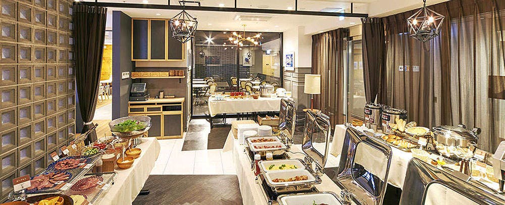 朝食バイキング