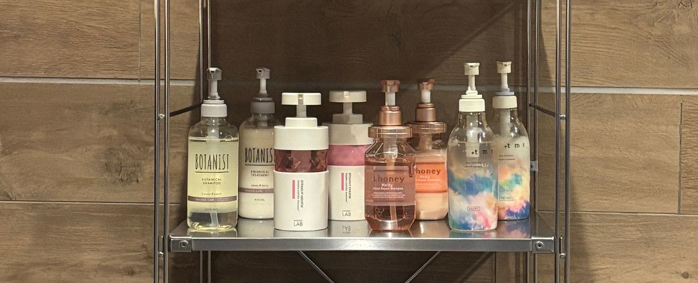 女性浴場シャンプーバー