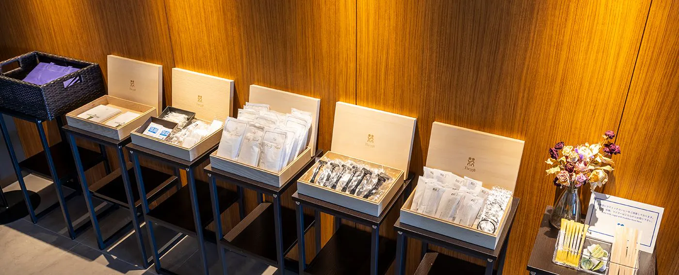 【편의시설 뷔페】편의시설 코너를 준비하였습니다.