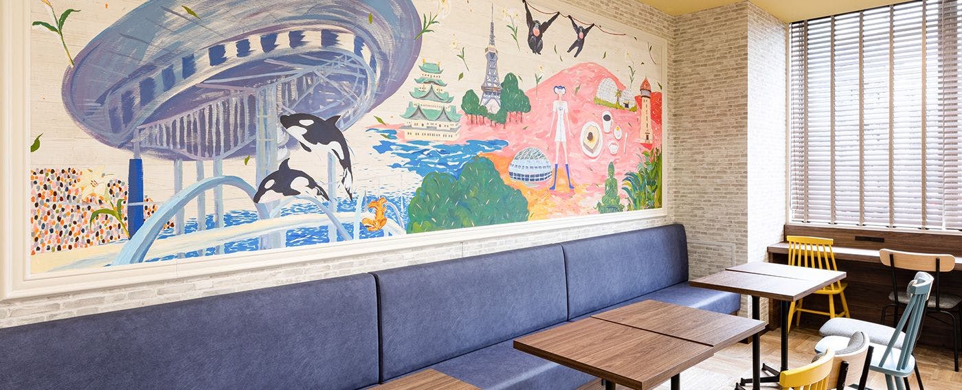 朝食の混雑状況確認