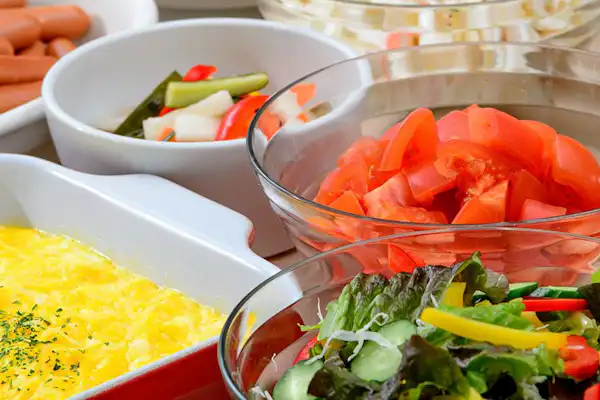 ภาพตัวอย่างบุฟเฟ่ต์อาหารเช้า