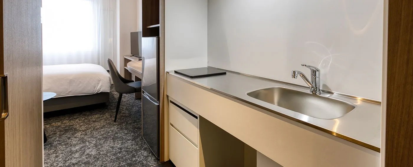 キッチン付きダブルルーム